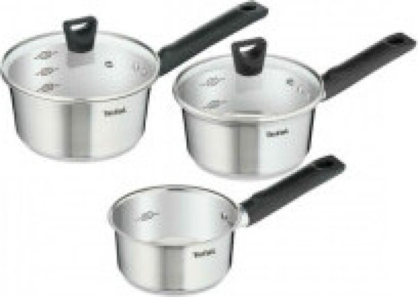 TEFAL Simpleo SS B905S344 Kasserolle 3 Stk Sett