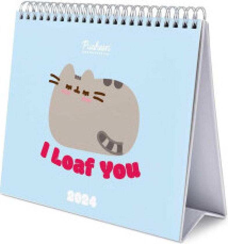 Pusheen - Skrivebordskalender fra Purrfect Love 2024-kolleksjonen