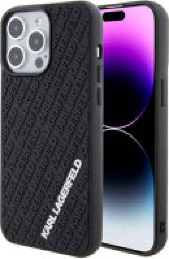 Karl Lagerfeld 3D Rubber Multi Logo - Deksel til iPhone 15 Pro Max