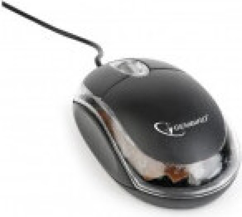 Gembird optisk USB-mus svart MUS-U-01-BKT