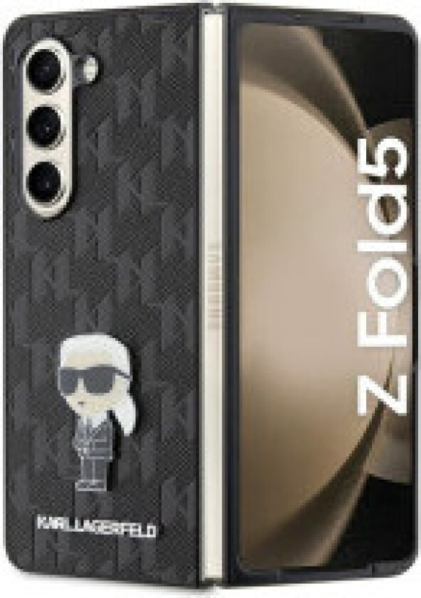 Karl Lagerfeld NFT Saffiano Monogram Ikonik Pin - Samsung Galaxy Z Fold 5-deksel