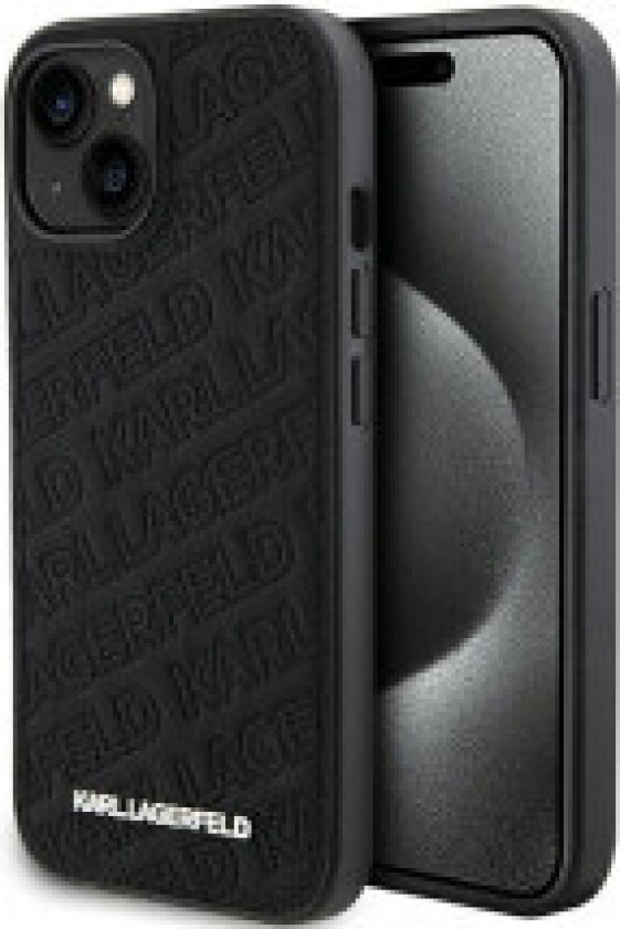 Karl Lagerfeld Quilted K-mønster - iPhone 15 Plus-deksel