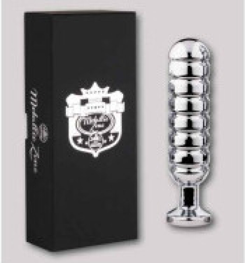 METALLIE ZONE ALUMINIUM 5, 5ZOLL BUTT PLUG, SILBER, 13, 5CM