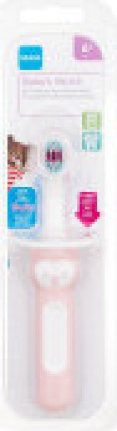 Mam - Baby´s Brush 6m+ Pink - For Kids, 1 pc
