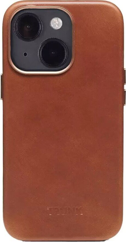 iPhone 13 Ekte Skinn Deksel - Brun
