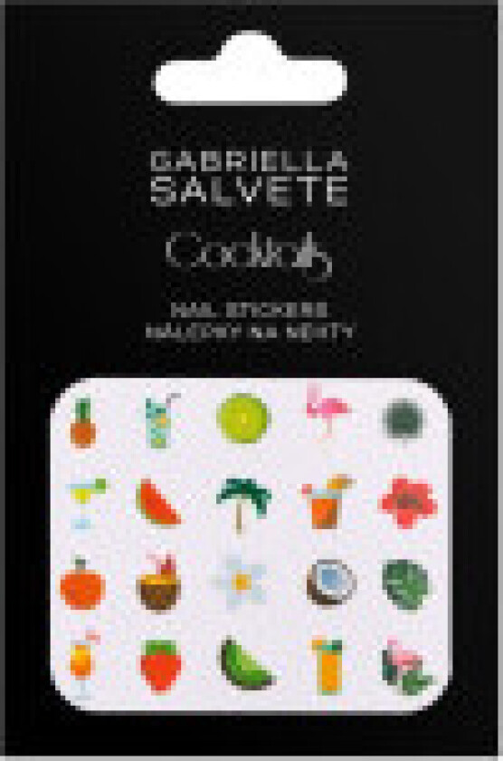 - Cocktails Nail Stickers - For Women, 1 Pack