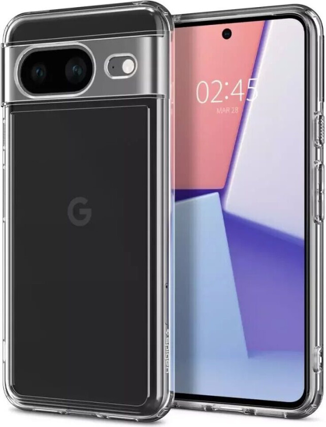 Google Pixel 8 Ultra Hybrid Deksel - Gjennomsiktig