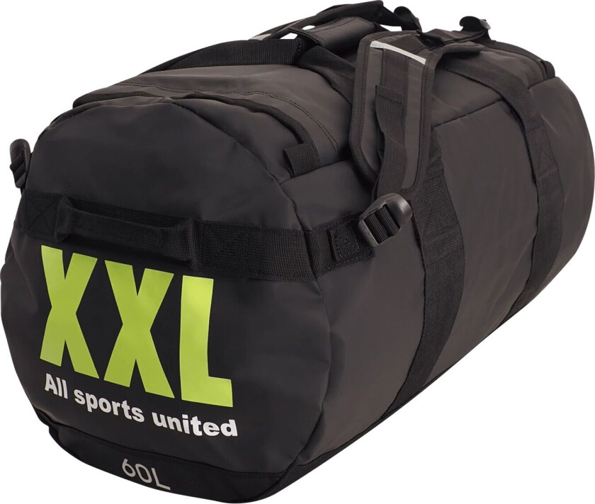 Duffel Bag 60L, vannavvisende bag BLACK