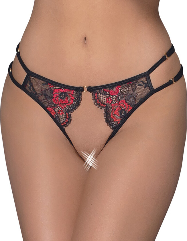 Bunnløs Blondetruse - Svart - One Size