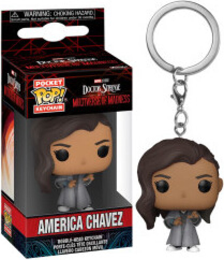 Pocket POP-nøkkelring Marvel Doctor Strange America Chavez
