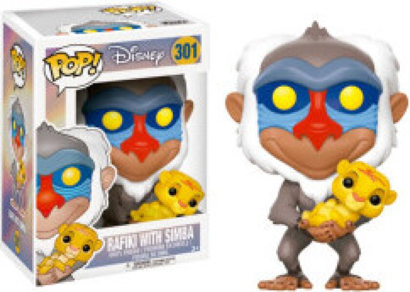POP-figur Disney Løvenes konge Rafiki med Simba