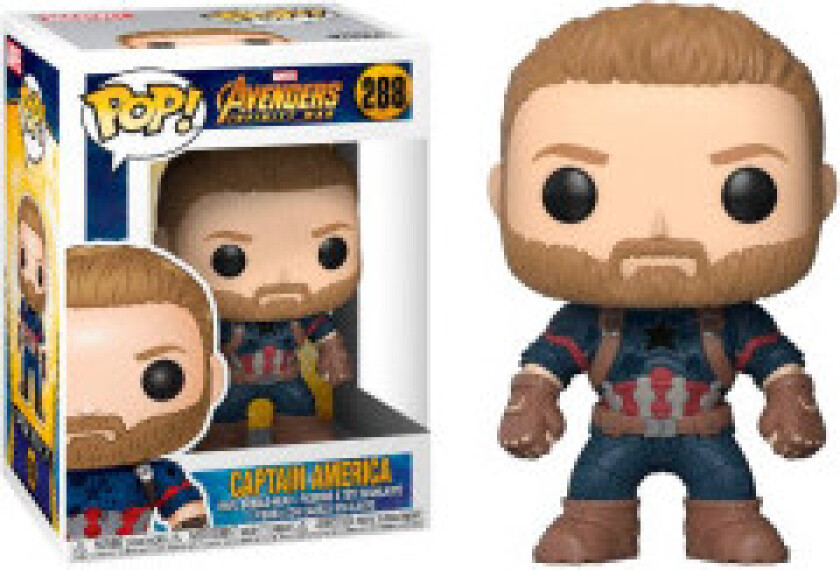 POP-figur av Marvel Avengers Infinity War Captain America
