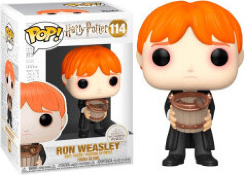 POP-figur av Harry Potter Ron Puking Slugs med bøtte