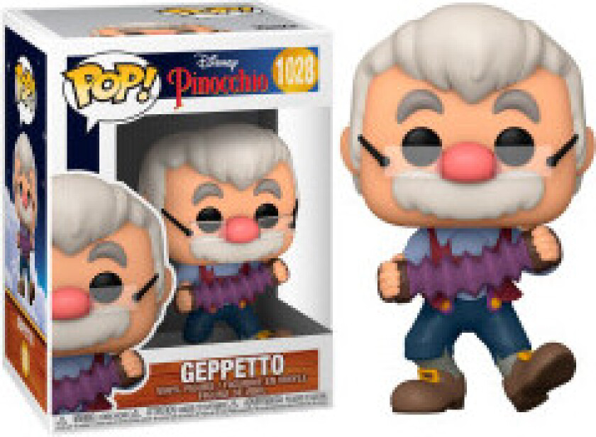 POP figur Disney Pinocchio Geppetto med trekkspill