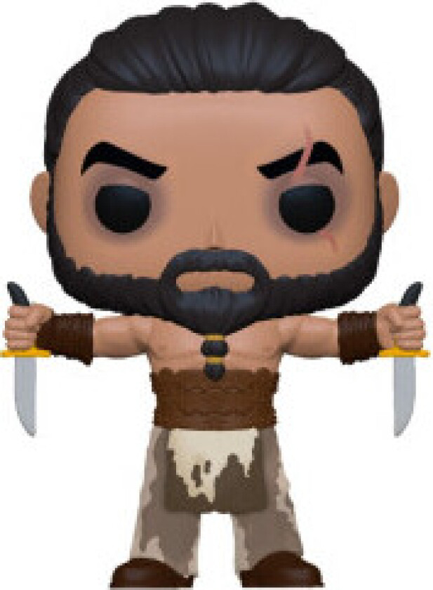 POP-figur av Game of Thrones Khal Drogo med dolker