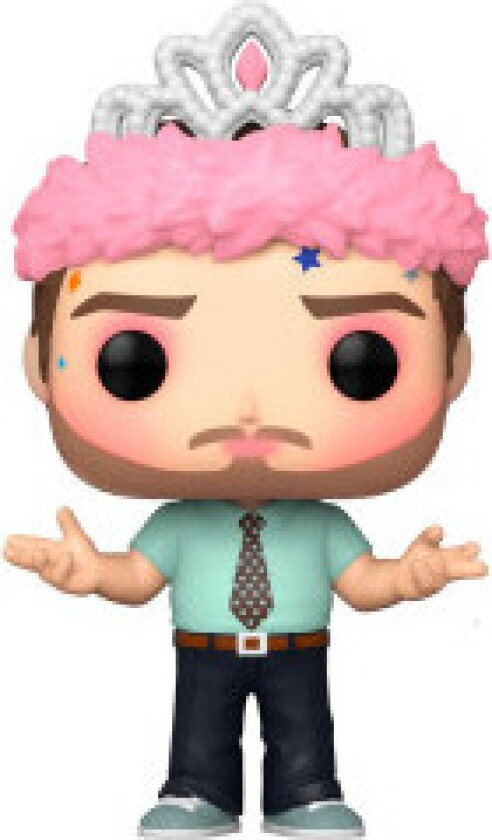 POP-figur av Parks and Rec Andy som prinsesse Rainbow Sparkle