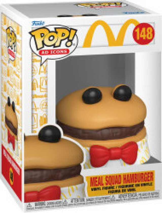 POP-figur av McDonalds Meal Squad Hamburger