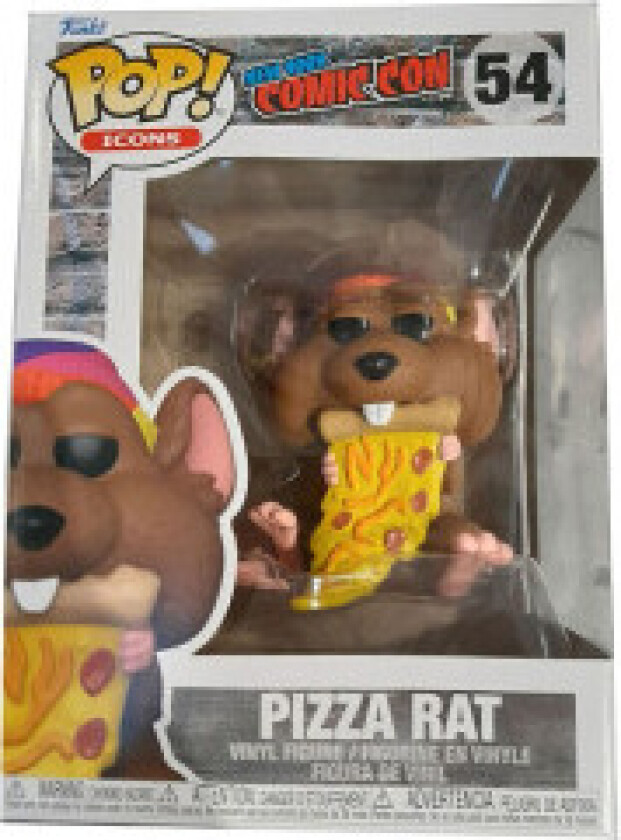 POP-figurer New York Comiccon Pizza Rat