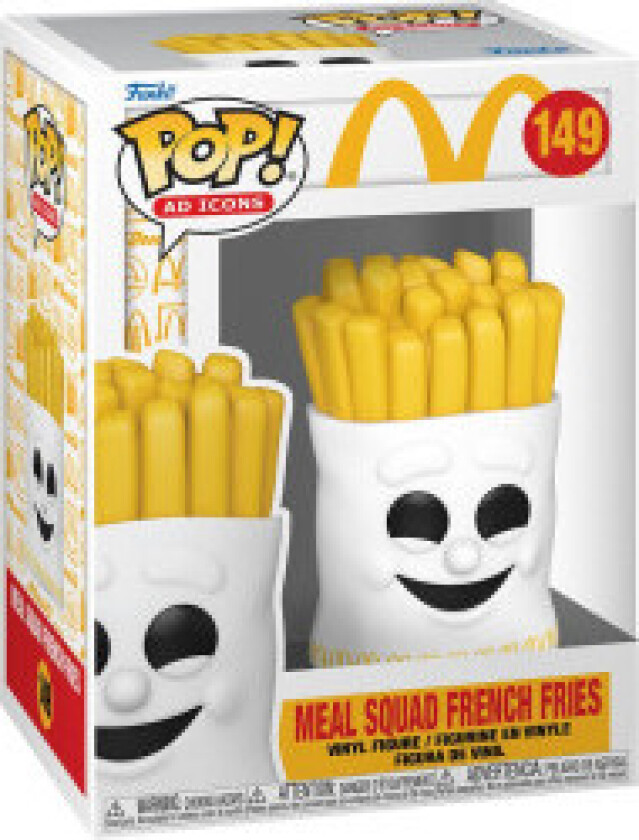 POP-figur av McDonalds Meal Squad pommes frites