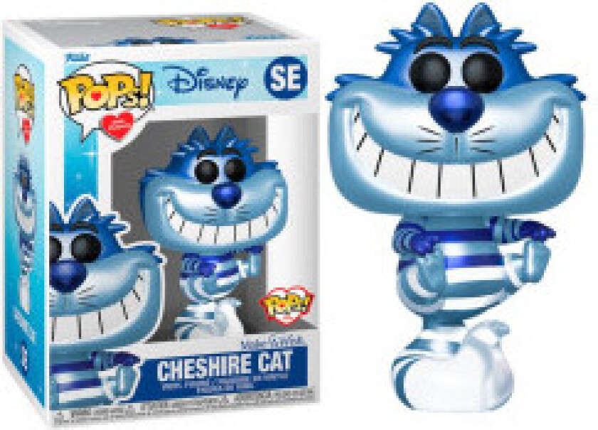 POP-figur av Disney Make a Wish Cheshire Cat Metallic
