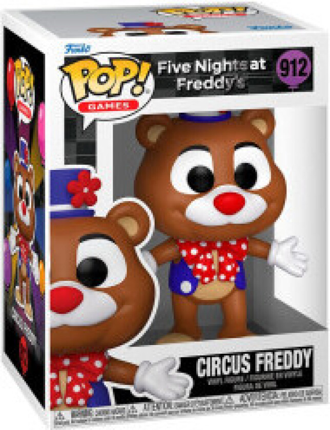 POP-figur av Five Nights at Freddys Circus Freddy