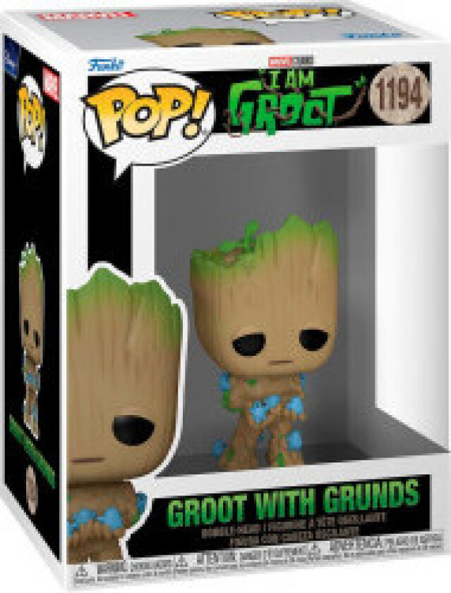 POP-figur Marvel I am Groot - Groot med Grunds