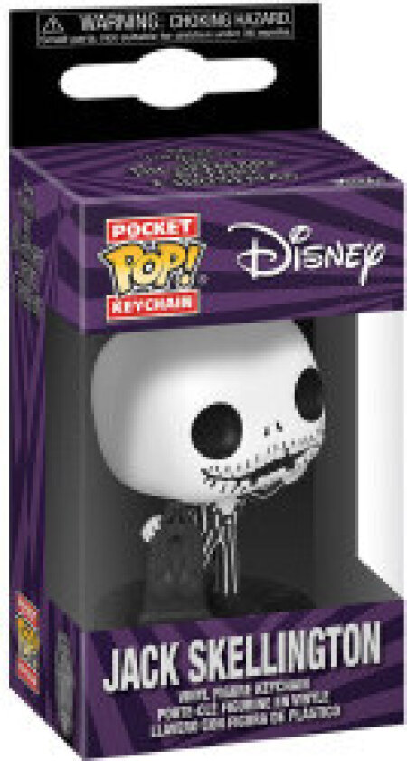 Pocket POP-nøkkelring Disney Nightmare Before Christmas 30-årsjubileum Jack Skellington