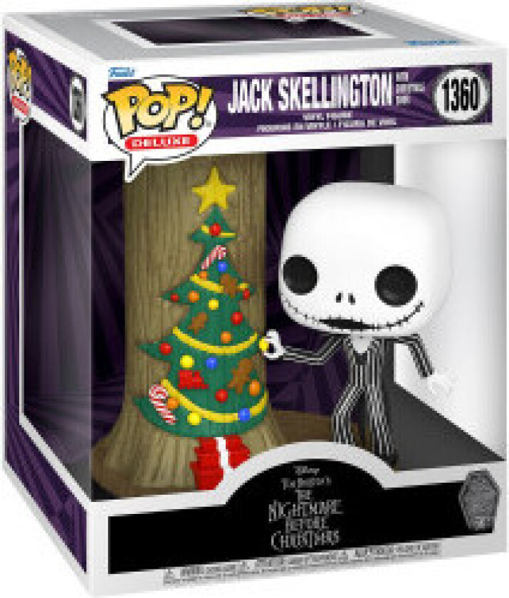 POP Deluxe Disney Disney-figur Nightmare Before Christmas 30-årsjubileum Jack Skellington med juledør