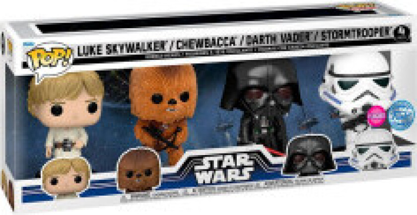 POP-pakke med 4 figurer Star Wars New Classics Exclusive