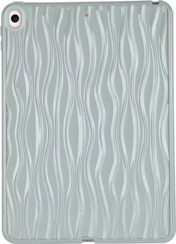iPad Air (2019) / iPad Pro 10.5" Fleksibelt Plast Deksel - Bølge Design - Grå
