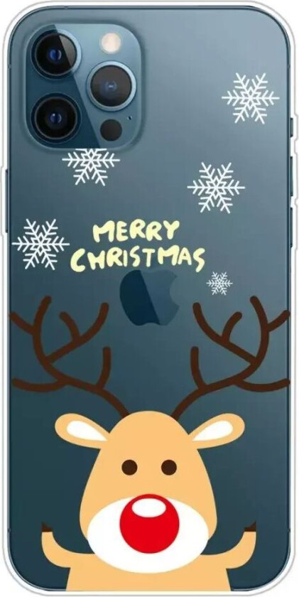 iPhone 14 Pro TPU Plast Jul Deksel - Reinsdyr