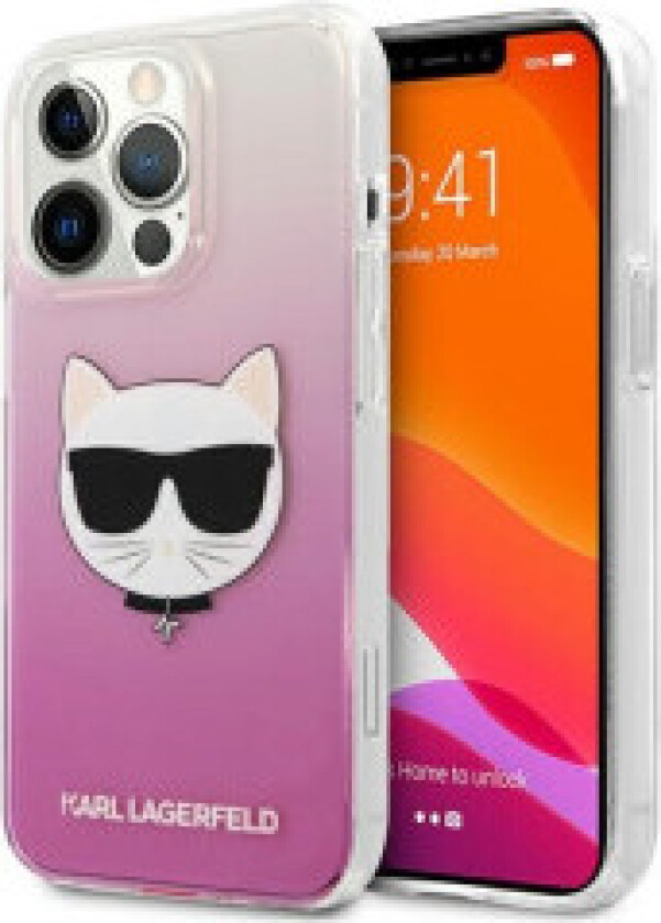 Karl Lagerfeld Choupette Head - Deksel til iPhone 13 Pro Max