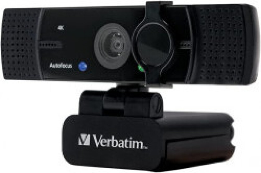 Verbatim Webcam med Dual Mikro AWC-03 Ulrta HD 4K Autofokus detaljhandel 49580