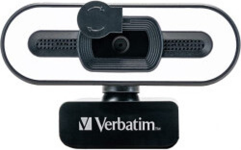 Verbatim Webcam med Mikro+Licht AWC-02 Full HD 1080p Autof retail 49579