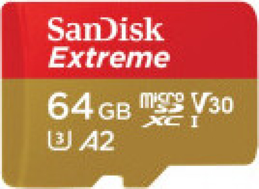 SanDisk Extreme 64 GB microSDXC-kort SDSQXA2-064G-GN6MN