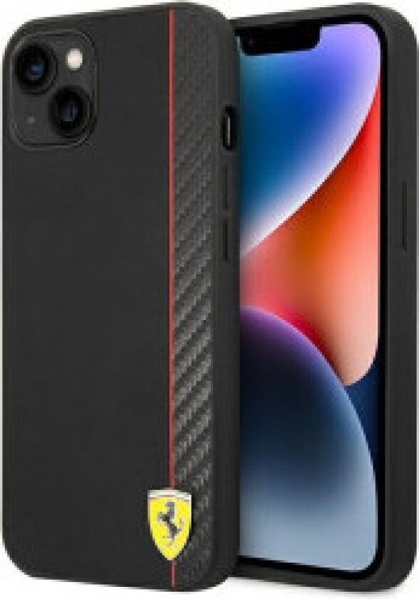 Ferrari Carbon - Deksel til iPhone 14 Plus
