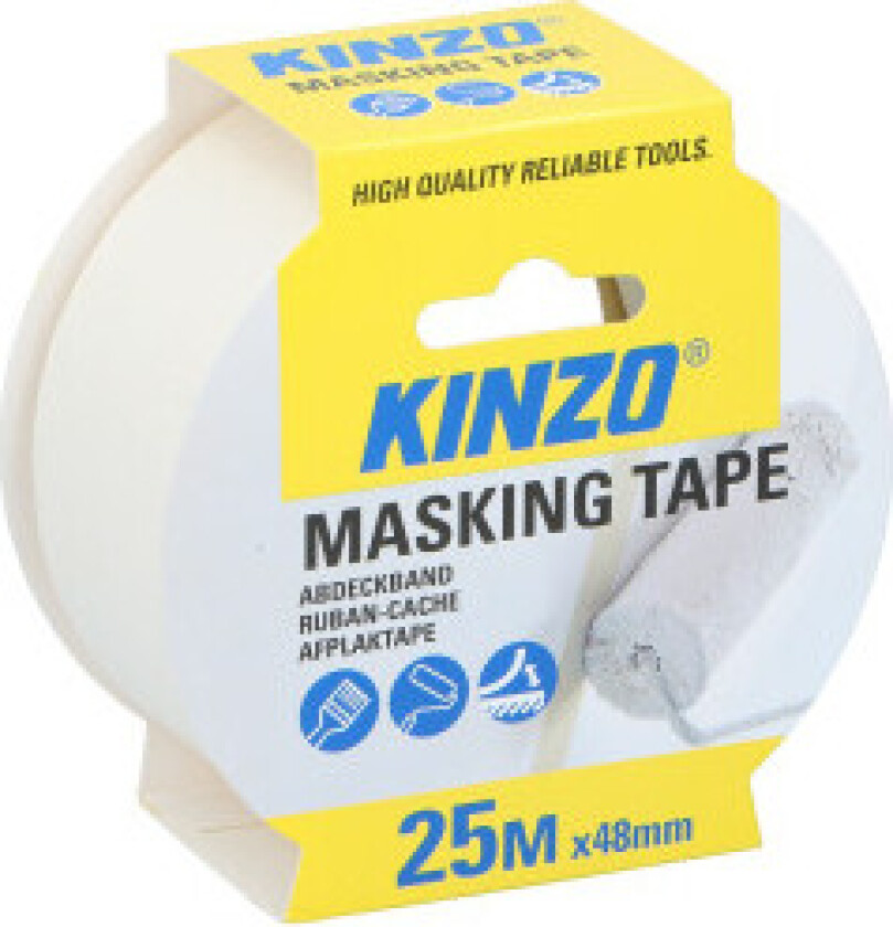 Kinzo - Maskeringstape 25 m