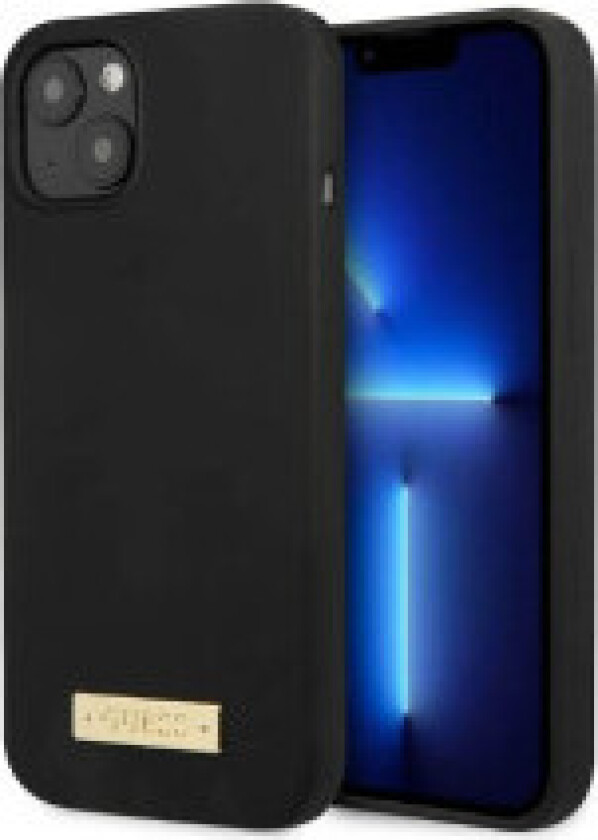 Guess Silikon Logo Plate MagSafe - Deksel til iPhone 13 Mini