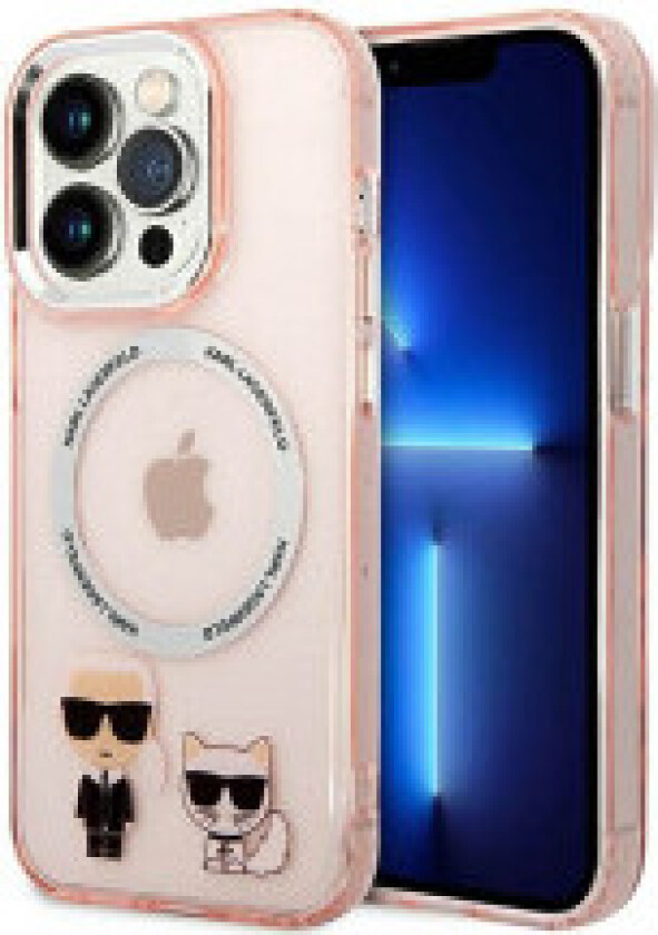 Karl Lagerfeld Karl&Choupette Aluminium MagSafe - Deksel til iPhone 14 Pro