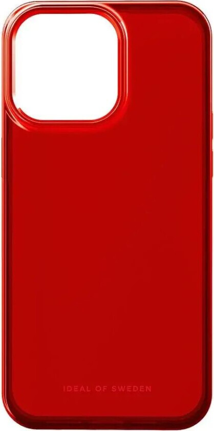 iPhone 15 Pro Max iDeal Of Sweden Clear Deksel - Radiant Red