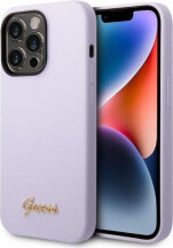 Guess Silicone Vintage - Deksel til iPhone 14 Pro