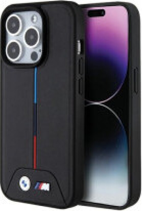 BMW Quilted Tricolor MagSafe - Deksel til iPhone 15 Pro