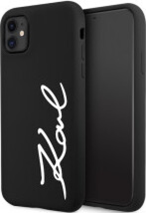 Karl Lagerfeld Silikonsignatur - Deksel til iPhone 11