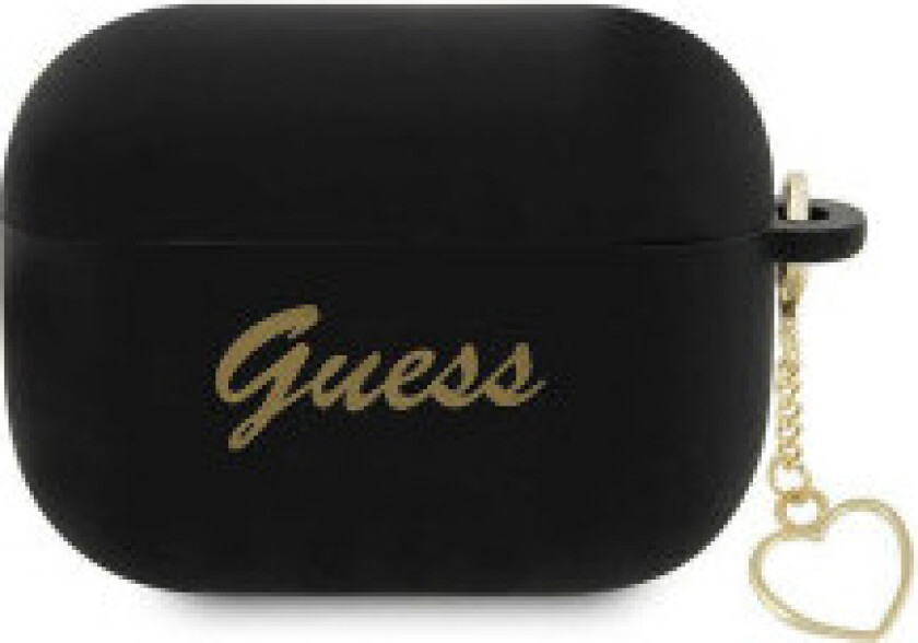 Guess Silicone Heart Charm - Veske til Apple AirPods Pro 2