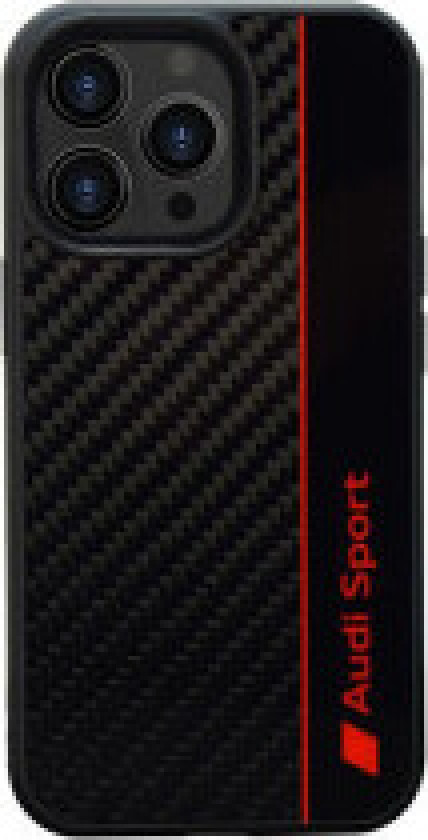 Audi Carbon Fiber Stripe - Deksel til iPhone 13 Pro Max