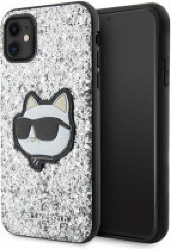 Karl Lagerfeld NFT Glitter Choupette Patch - Deksel til iPhone 11