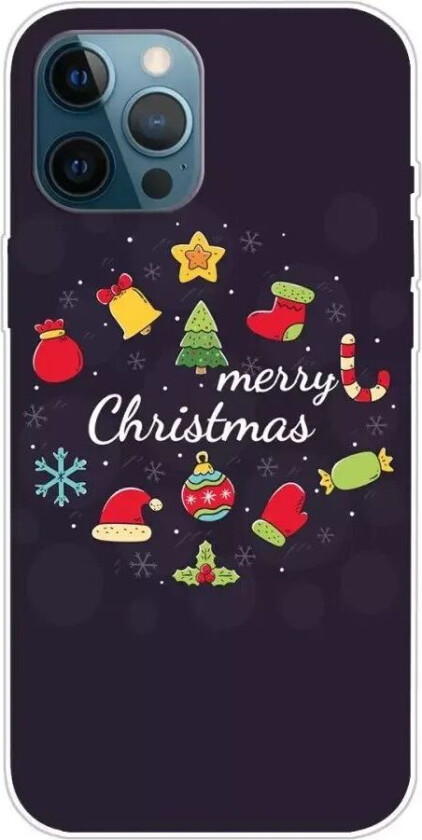 iPhone 14 Pro TPU Plast Jul Deksel - Julepynt