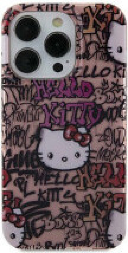 Hello Kitty IML Tags Graffiti - iPhone 15-deksel