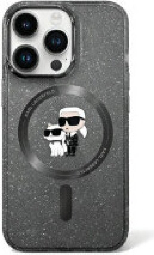 Karl Lagerfeld Karl & Choupette Glitter Magsafe - iPhone 11-deksel