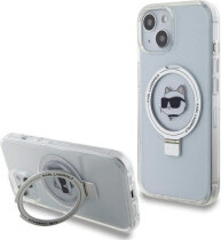 Karl Lagerfeld Ring Stand Choupette Head MagSafe - iPhone 15-deksel
